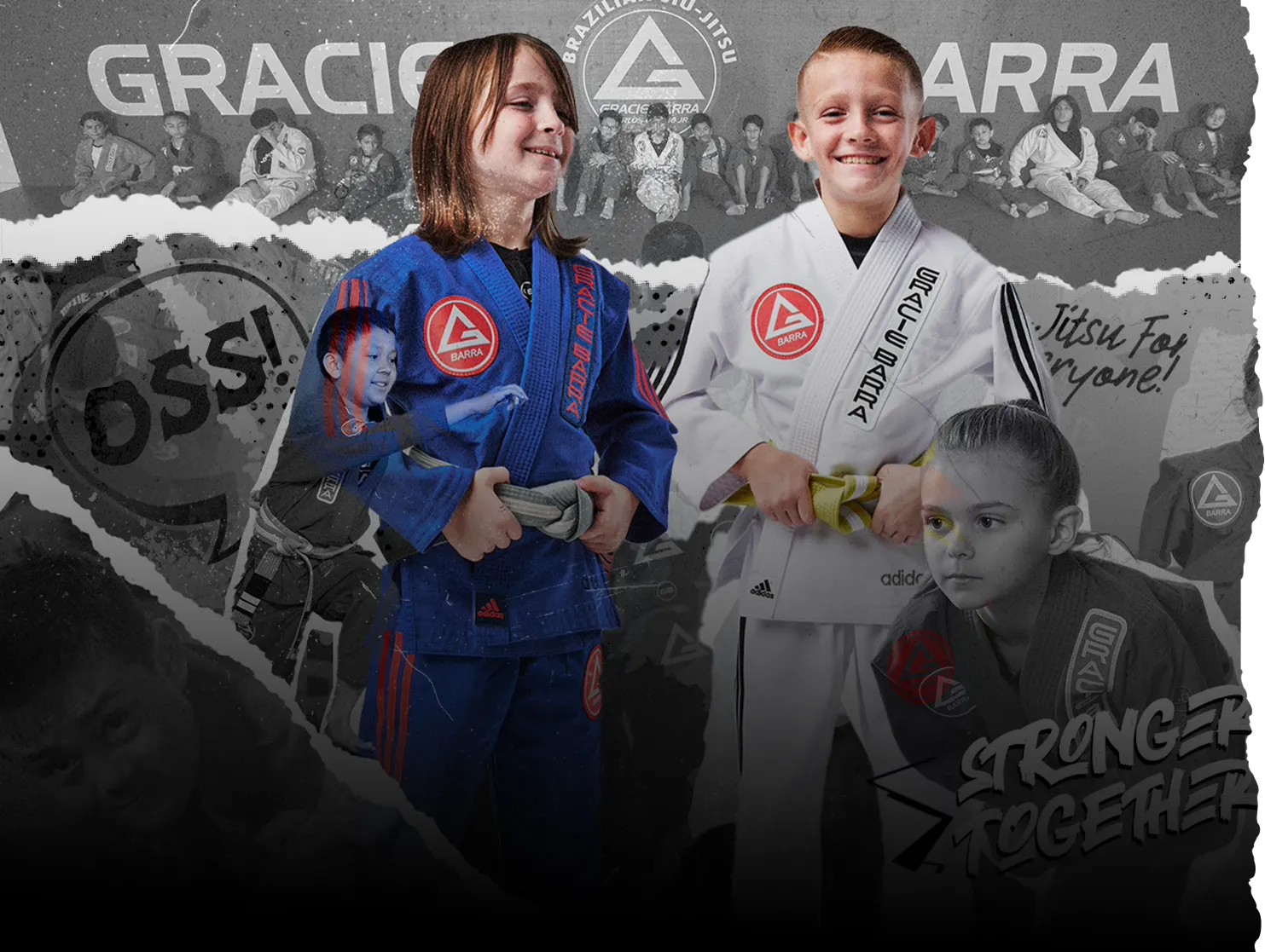 Kids martial arts class at Gracie Barra Whittier, CA