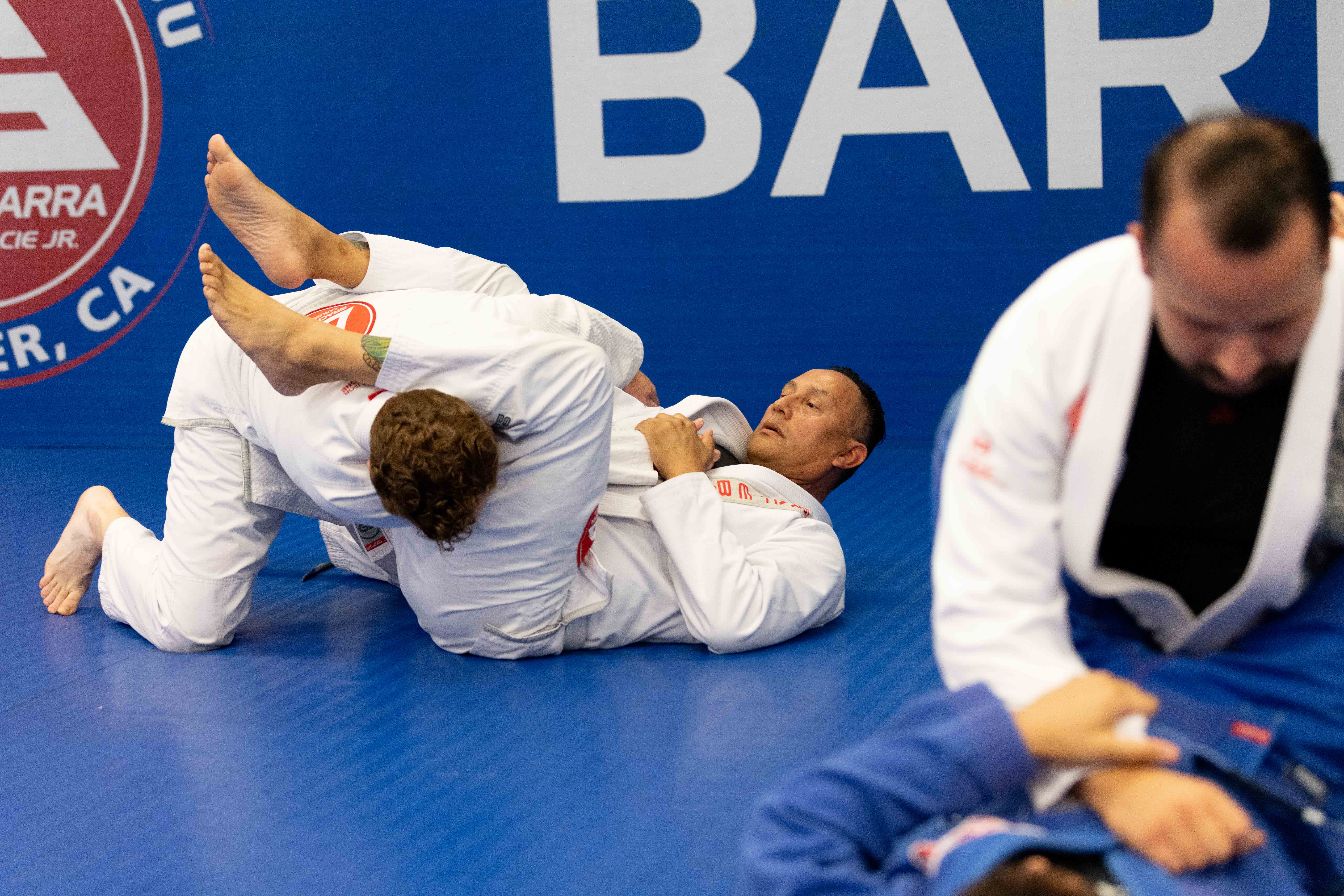 Adult BJJ Fundamentals class at Gracie Barra Whittier