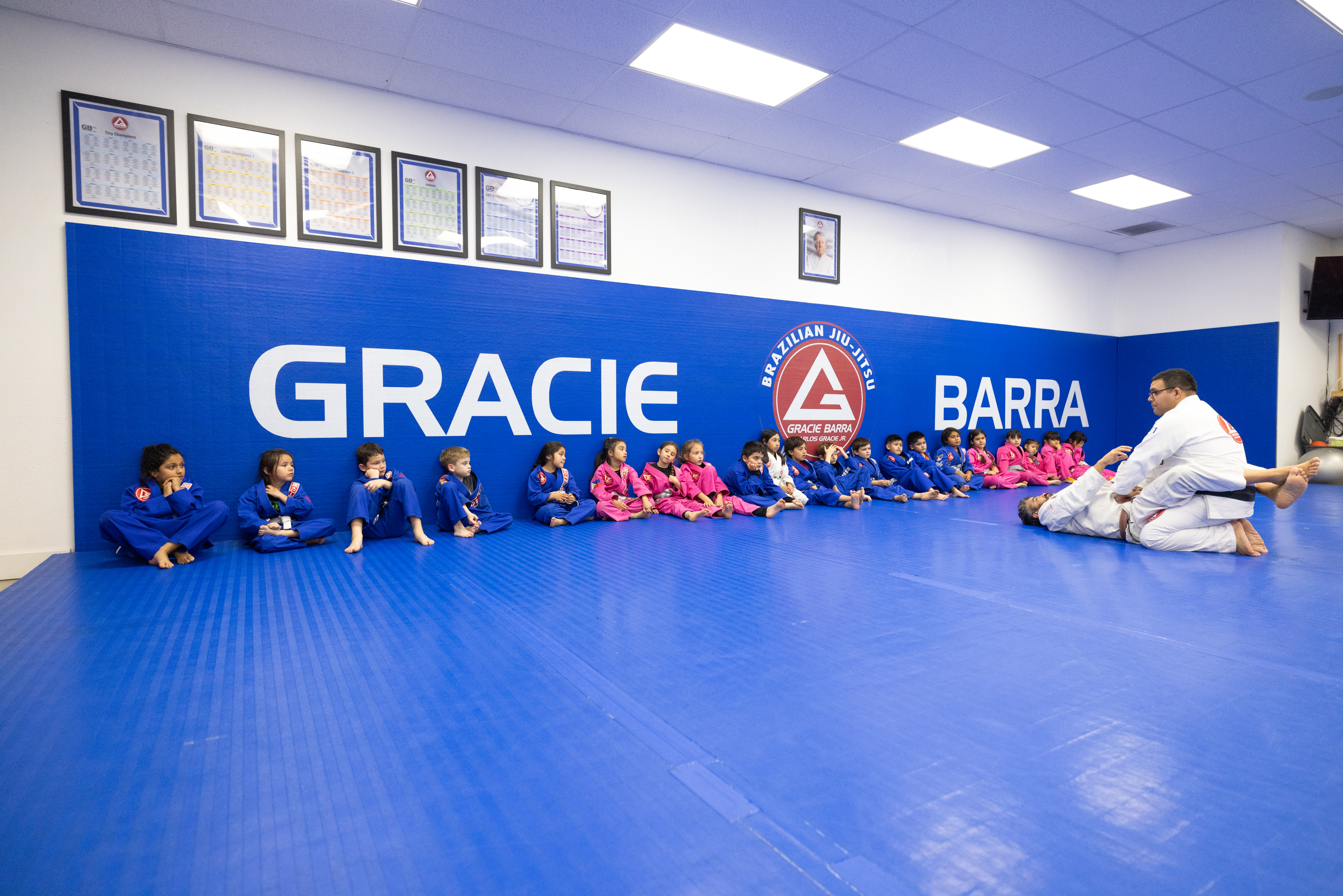 Little Champions class at Gracie Barra Whittier