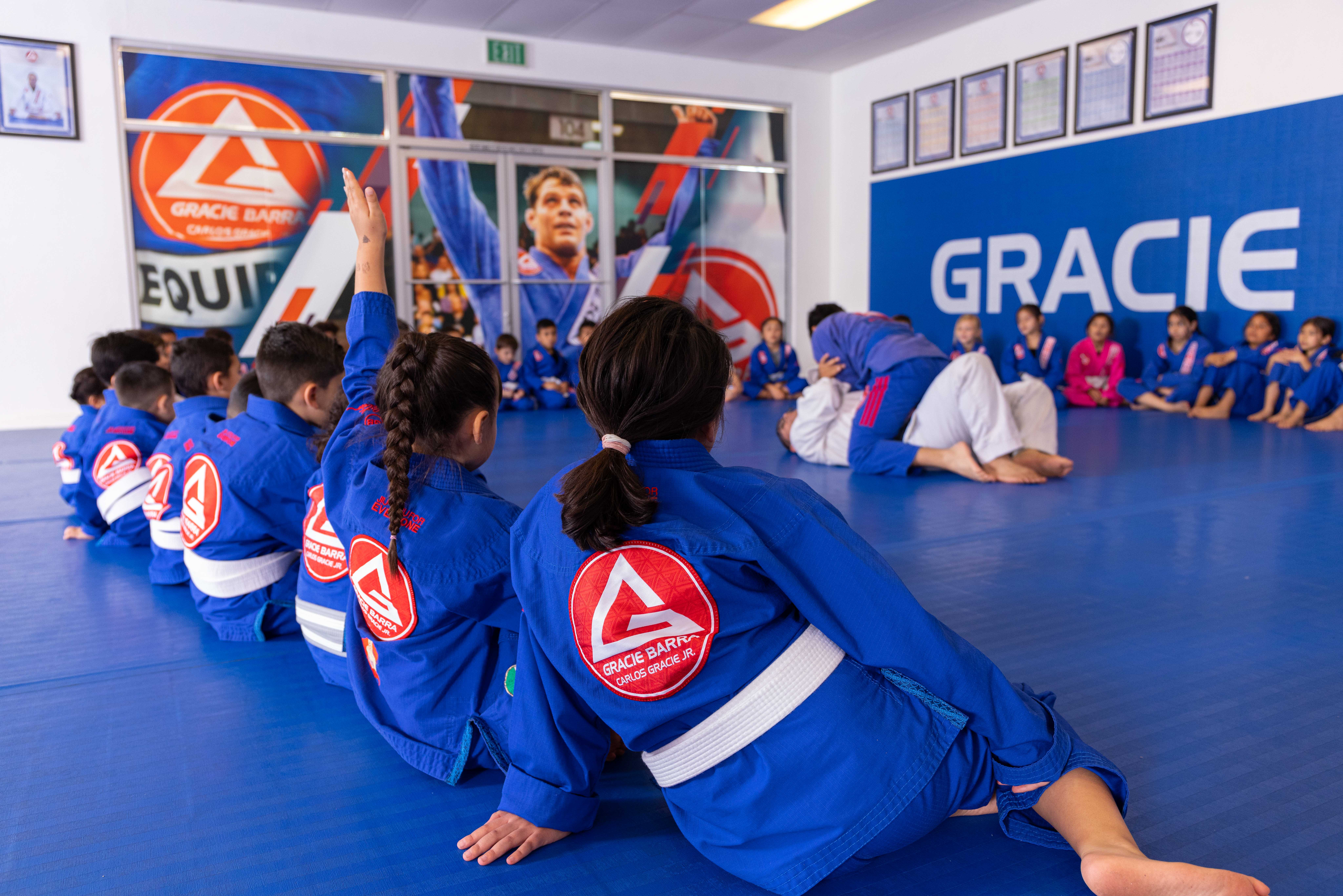 Little Champions 1 Brazilian Jiu-Jitsu class for ages 5 to 6 at Gracie Barra Whittier