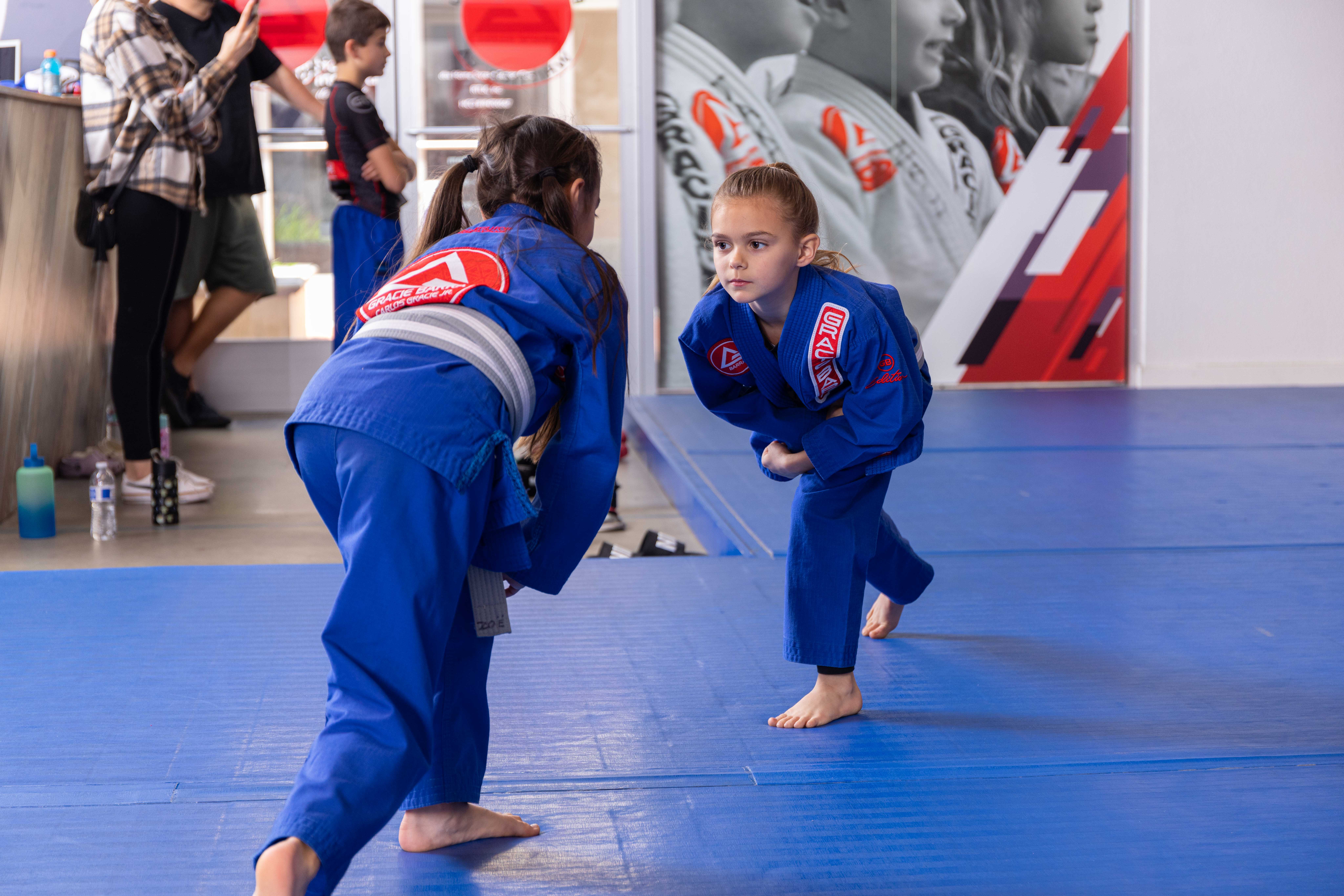 Little Champions 2 Brazilian Jiu-Jitsu class for ages 7 to 9 at Gracie Barra Whittier